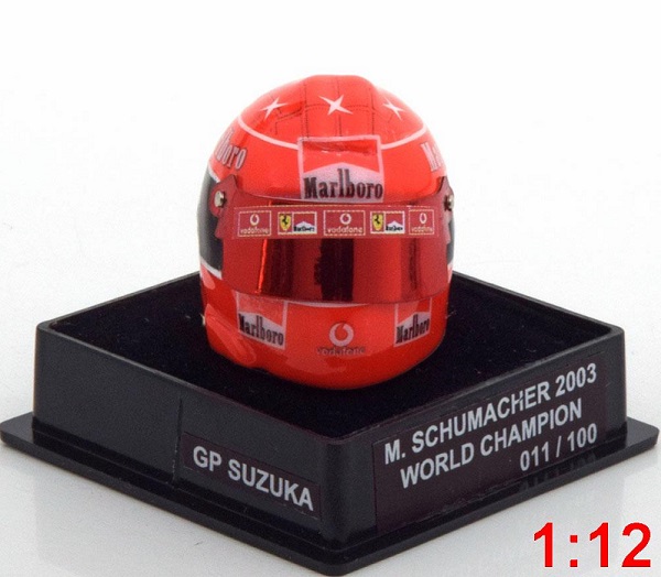 Ferrari Helm Weltmeister World Champions Collection (Michael Schumacher) (L.E.100pcs) M75417 Модель 1:12